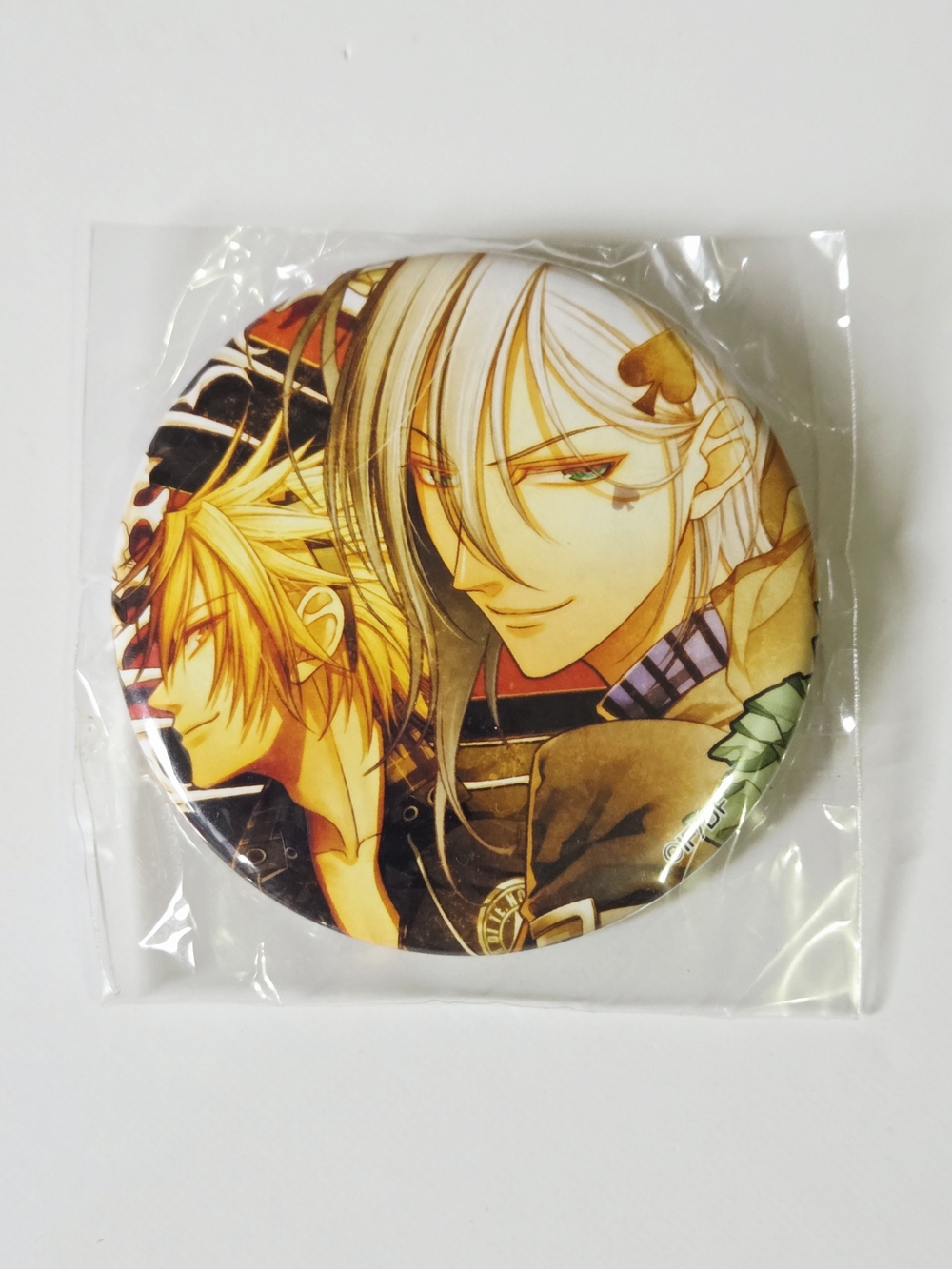 *4 for $20* AMNESIA Can Badge Pin Set - Shin and Ikki